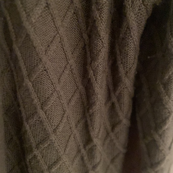 Market Spruce open front cardigan with patch elbows - Picture 5 of 8